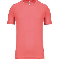 Proact Birdseye T-Shirt De Sport Manches Courtes Hommes - Coral