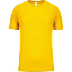 Proact Birdseye T-Shirt De Sport Manches Courtes Hommes - True Yellow