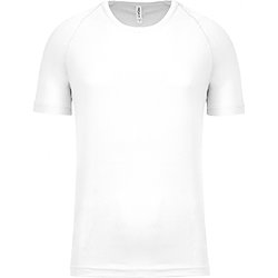 Proact Birdseye T-Shirt De Sport Manches Courtes Hommes - Blanc
