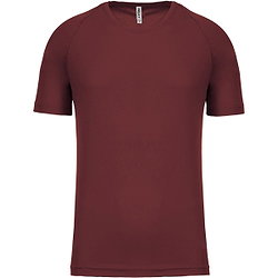 Proact Birdseye T-Shirt De Sport Manches Courtes Hommes - Wine