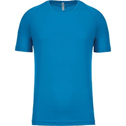 Proact Birdseye Kurzarm Sportshirt Herren - Aqua Blue