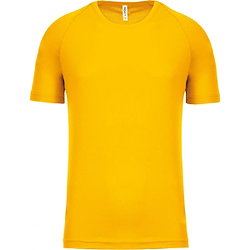 Proact Birdseye Kurzarm Sportshirt Kinder - True Yellow
