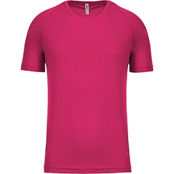 Proact Birdseye T-Shirt De Sport Manches Courtes Enfants - Fuchsia