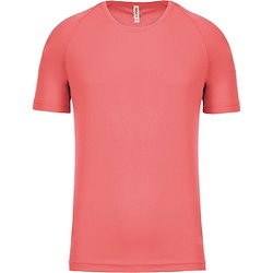 Proact Birdseye Kurzarm Sportshirt Kinder - Coral