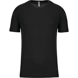 Proact Birdseye T-Shirt De Sport Manches Courtes Enfants - Black