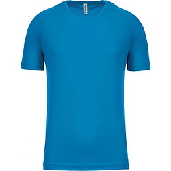 Proact Birdseye Kurzarm Sportshirt Kinder - Aqua Blue