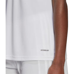 Voorvertoning: Adidas Squadra 21 Shirt Korte Mouw Dames - Wit / Zwart