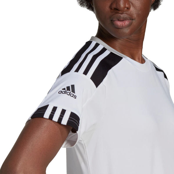 Adidas Squadra 21 Shirt Korte Mouw Dames - Wit / Zwart
