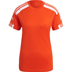 Présentation: Adidas Squadra 21 Maillot Manches Courtes Femmes - Orange / Blanc