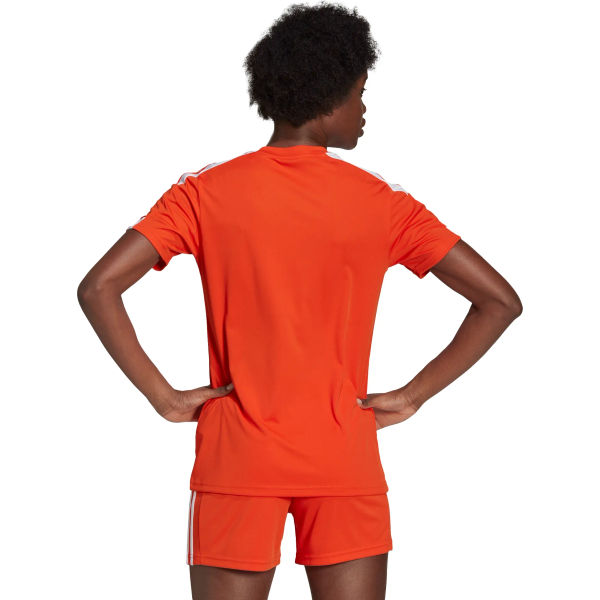 Adidas Squadra 21 Shirt Korte Mouw Dames - Oranje / Wit