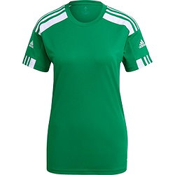 Adidas Squadra 21 Maillot Manches Courtes Femmes - Vert / Blanc