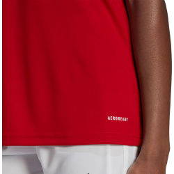 Voorvertoning: Adidas Squadra 21 Shirt Korte Mouw Dames - Rood / Wit