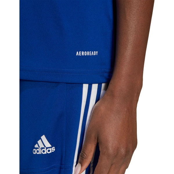 Adidas Squadra 21 Shirt Korte Mouw Dames - Royal / Wit
