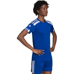 Voorvertoning: Adidas Squadra 21 Shirt Korte Mouw Dames - Royal / Wit