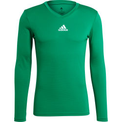 Voorvertoning: Adidas Base Tee 21 Shirt Lange Mouw Heren - Groen