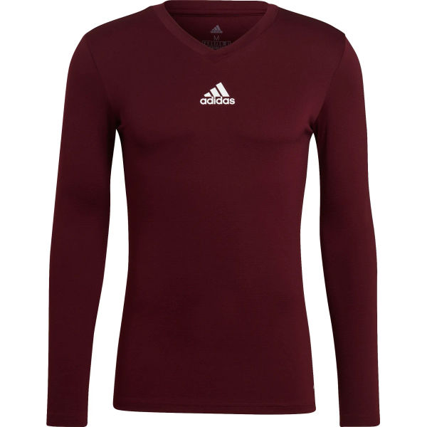Airco Aandringen de elite Adidas Base Tee 21 Shirt Lange Mouw voor Heren | Bordeaux | Teamswear