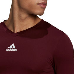 Voorvertoning: Adidas Base Tee 21 Shirt Lange Mouw Heren - Bordeaux