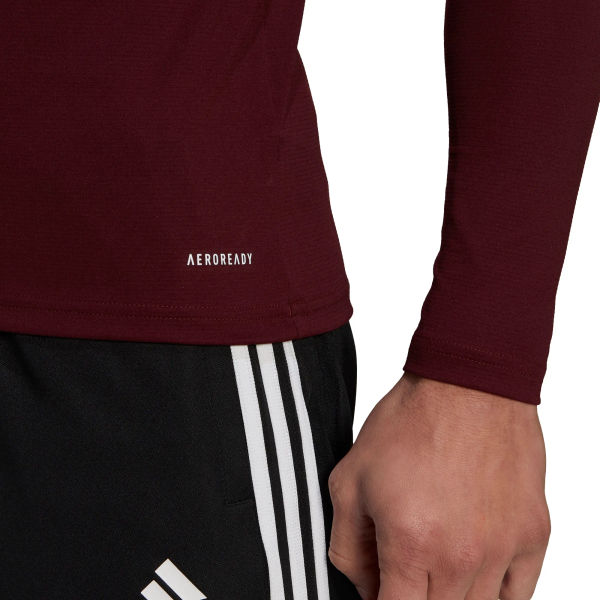 Adidas Base Tee 21 Maillot Manches Longues Hommes - Bordeaux