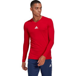 Voorvertoning: Adidas Base Tee 21 Shirt Lange Mouw Heren - Rood