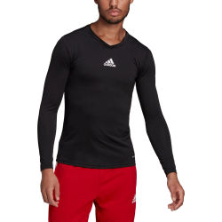 Voorvertoning: Adidas Base Tee 21 Shirt Lange Mouw Heren - Zwart