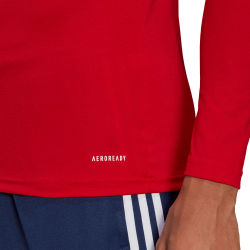 Voorvertoning: Adidas Base Tee 21 Shirt Lange Mouw Kinderen - Rood
