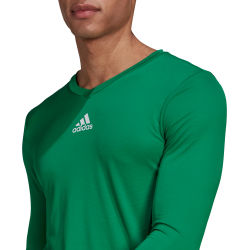 Voorvertoning: Adidas Base Tee 21 Shirt Lange Mouw Kinderen - Groen