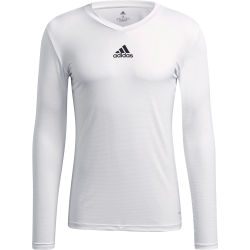 Voorvertoning: Adidas Base Tee 21 Shirt Lange Mouw Kinderen - Wit