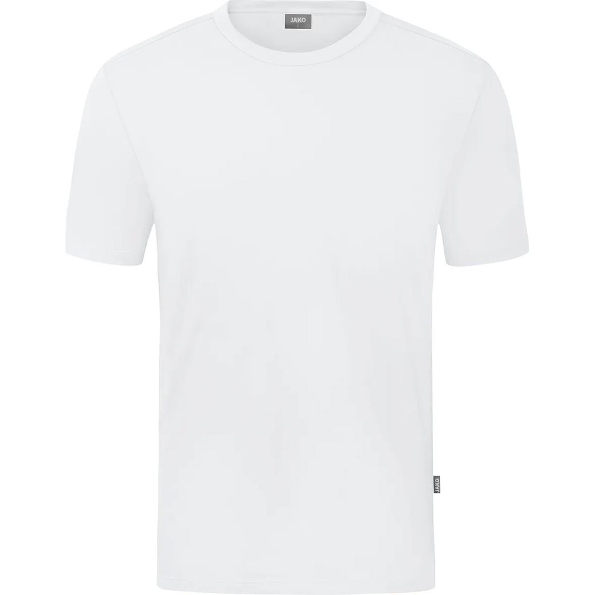 Jako Organic Stretch T Shirt voor Heren Wit Teamswear