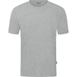 Voorvertoning: Jako Organic Stretch-T-Shirt Dames - Lichtgrijs Gemeleerd