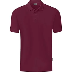 Jako Organic Polo Heren - Kastanje