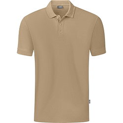 Jako Organic Polo Heren - Zand