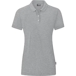 Jako Organic Polo Femmes - Gris Clair Mélange