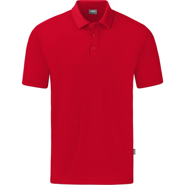 Jako Organic Polo Stretch Hommes - Rouge