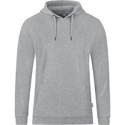 Jako Organic Kapuzensweat Herren - Hellgrau Meliert