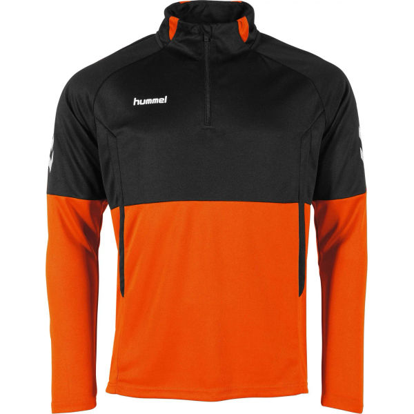 Hummel Authentic Ziptop Heren - Oranje / Zwart