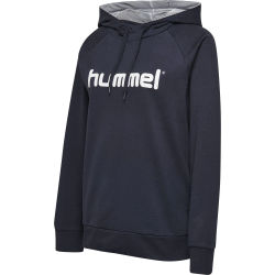 Présentation: Hummel Go Cotton Logo Sweat-Shirt Capuche Femmes - Marine