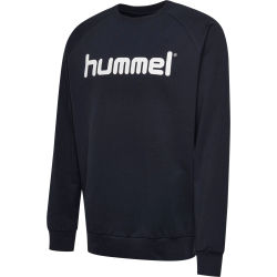 Voorvertoning: Hummel Go Cotton Logo Sweater Kinderen - Marine