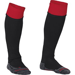 Stanno Combi Chaussettes De Football - Noir / Rouge