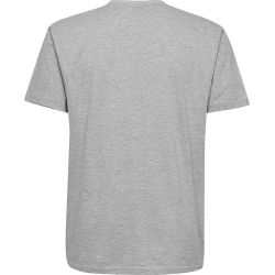 Voorvertoning: Hummel Go Cotton Logo T-Shirt Heren - Grijs Gemeleerd