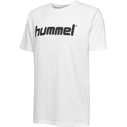 Présentation: Hummel Go Cotton Logo T-Shirt Enfants - Blanc