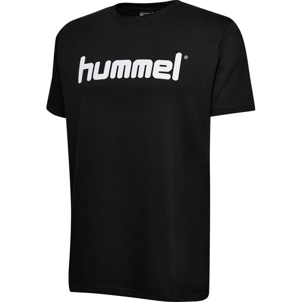 Hummel Go Cotton Logo T-Shirt Kinderen - Zwart