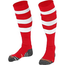 Stanno Original Chaussettes De Football - Rouge / Blanc