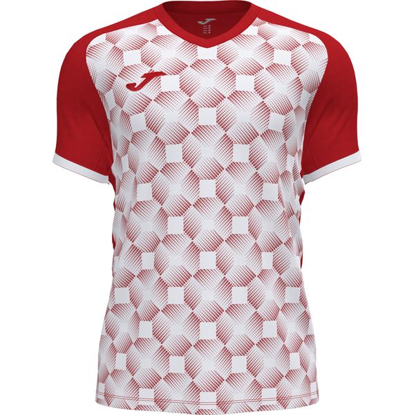 Joma Supernova III Maillot Manches Courtes Hommes - Rouge / Blanc