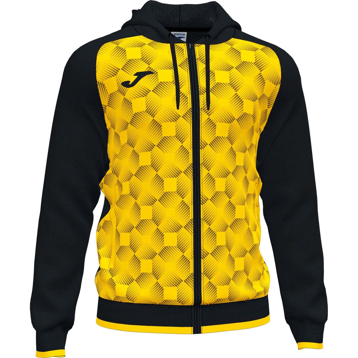 Joma Supernova III Hoodie Heren - Zwart / Geel