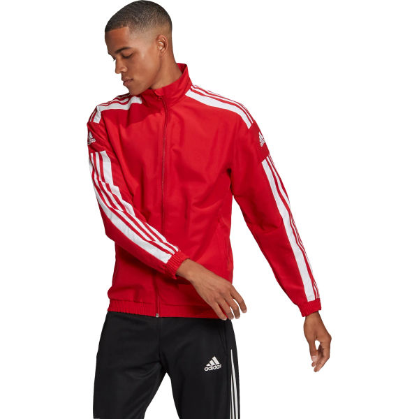 Adidas Squadra 21 Veste D'entraînement De Loisir Hommes - Rouge / Blanc