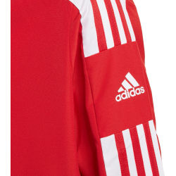 Présentation: Adidas Squadra 21 Veste D'entraînement De Loisir Enfants - Rouge / Blanc