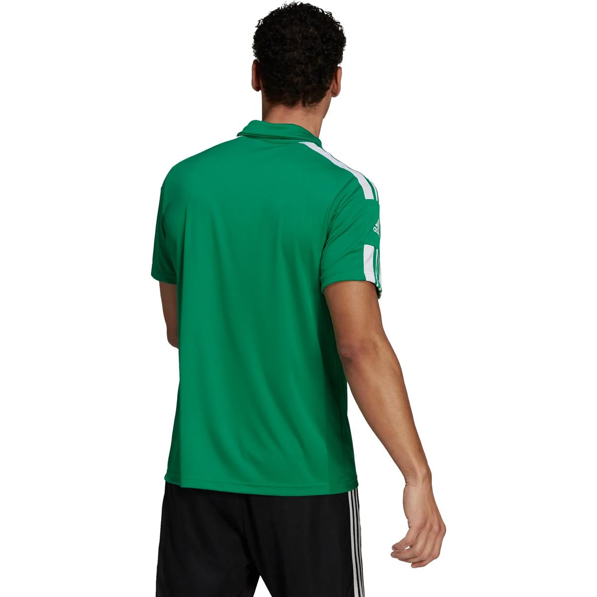 Adidas Squadra 21 Polo voor Heren | Groen - Wit | Teamswear