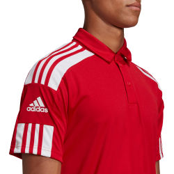 Voorvertoning: Adidas Squadra 21 Polo Heren - Rood / Wit