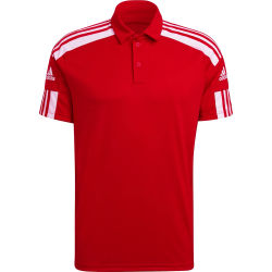 Présentation: Adidas Squadra 21 Polo Hommes - Rouge / Blanc