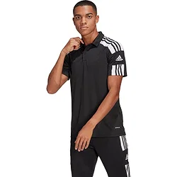 Adidas Squadra 21 Polo Heren - Zwart / Wit